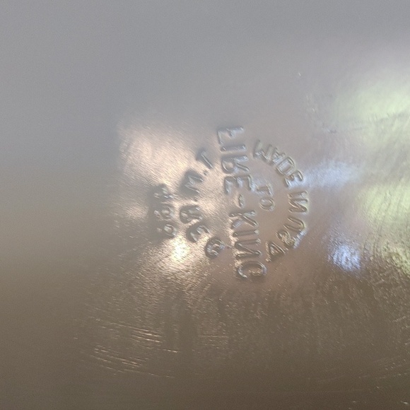 468 FIRE KING Peach Lustre Divided Oval Baking Casserole Dish - Picture 12 of 13